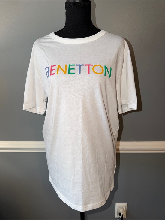 United Colors Of Benetton Tops - Benetton Tee with Rainbow Logo